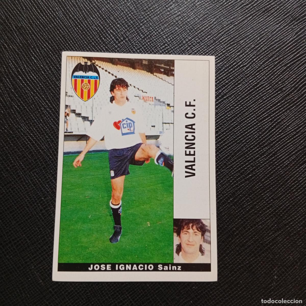 Cromos de f&uacute;tbol: JOSE IGNACIO VALENCIA PANINI 95 96 CROMO FUTBOL LIGA 1995 1996 - SIN PEGAR - A203 PG199