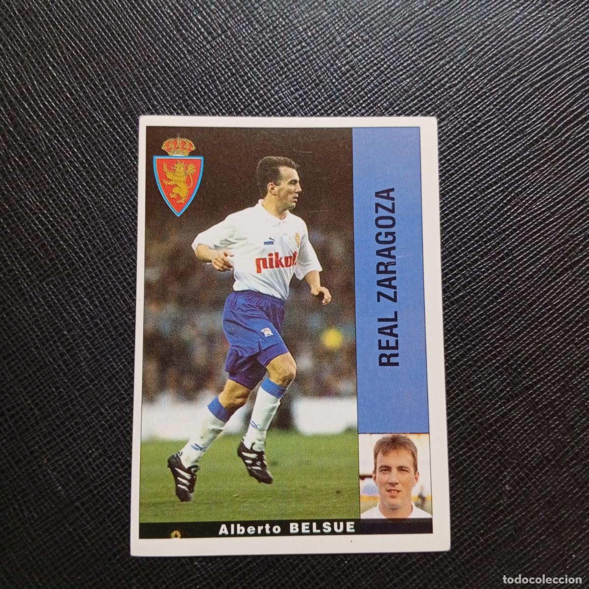 Cromos de f&uacute;tbol: BELSUE ZARAGOZA PANINI 95 96 CROMO FUTBOL LIGA 1995 1996 - SIN PEGAR - A203 PG208