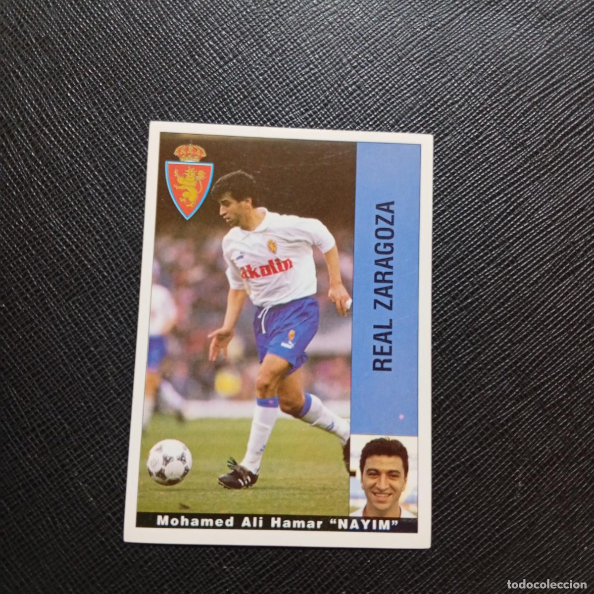Cromos de f&uacute;tbol: NAYIM ZARAGOZA PANINI 95 96 CROMO FUTBOL LIGA 1995 1996 - SIN PEGAR - A203 PG208