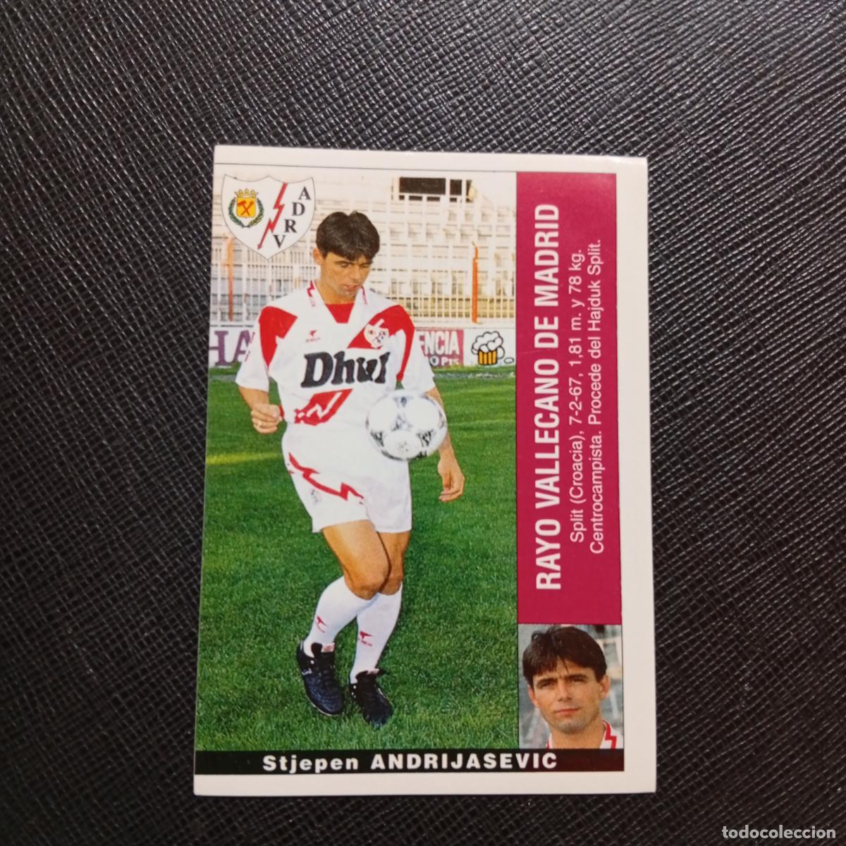 Cromos de f&uacute;tbol: ANDRIJASEVIC RAYO VALLECANO PANINI 95 96 CROMO FUTBOL LIGA 1995 1996 - SIN PEGAR - A203 PG253