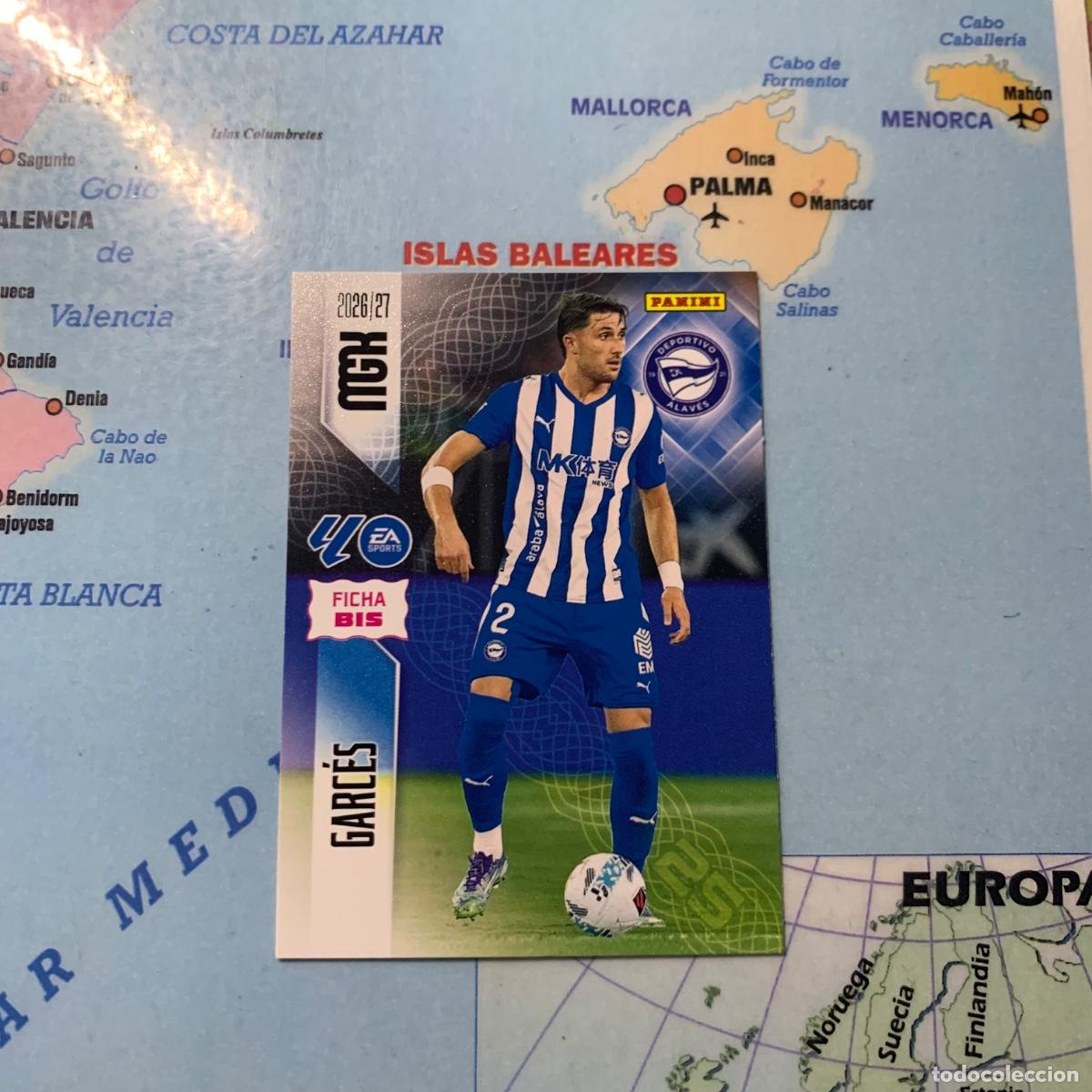 Fu&szlig;ball-Sticker: Garc&eacute;s n&uacute;mero 25 Bis del Alav&eacute;s megacracks 26-27 2026-2027