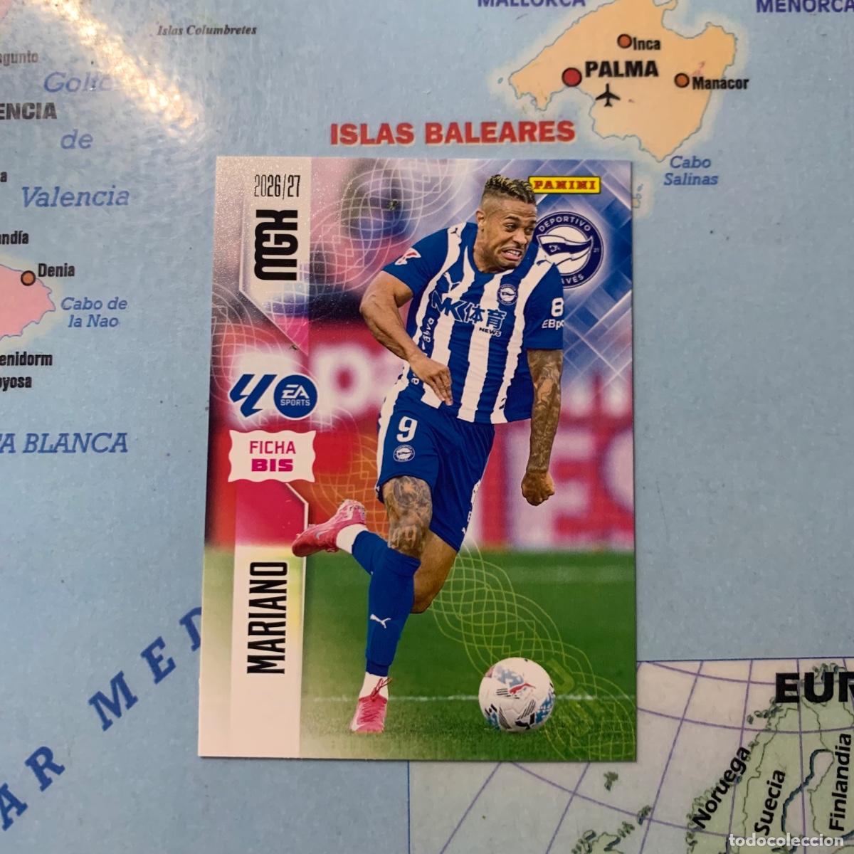 Fu&szlig;ball-Sticker: Mariano n&uacute;mero 34 Bis del Alav&eacute;s megacracks 26-27 2026-2027