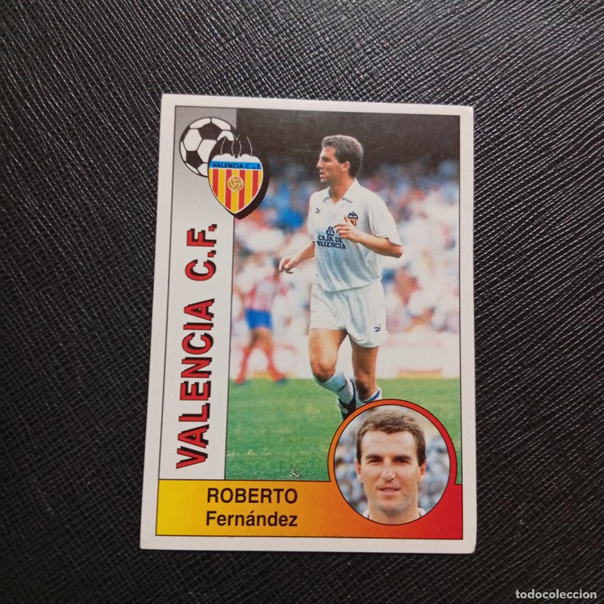 Figurine di Calcio: 316 ROBERTO VALENCIA PANINI 94 95 CROMO FUTBOL LIGA 1994 1995 - SIN PEGAR - A203 PG262