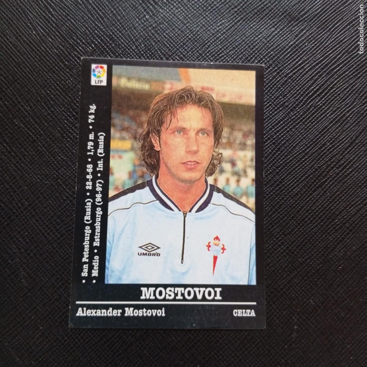 Figurine di Calcio: 114 MOSTOVOI CELTA PANINI 00 01 CROMO FUTBOL LIGA 2000 2001 - SIN PEGAR - A203 PG262
