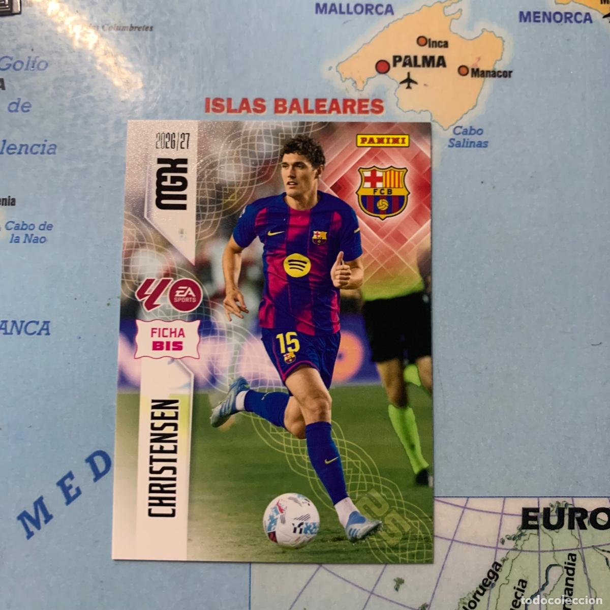 Cromos de f&uacute;tbol: Christensen n&uacute;mero 80 Bis del Barcelona megacracks 26-27 2026-2027