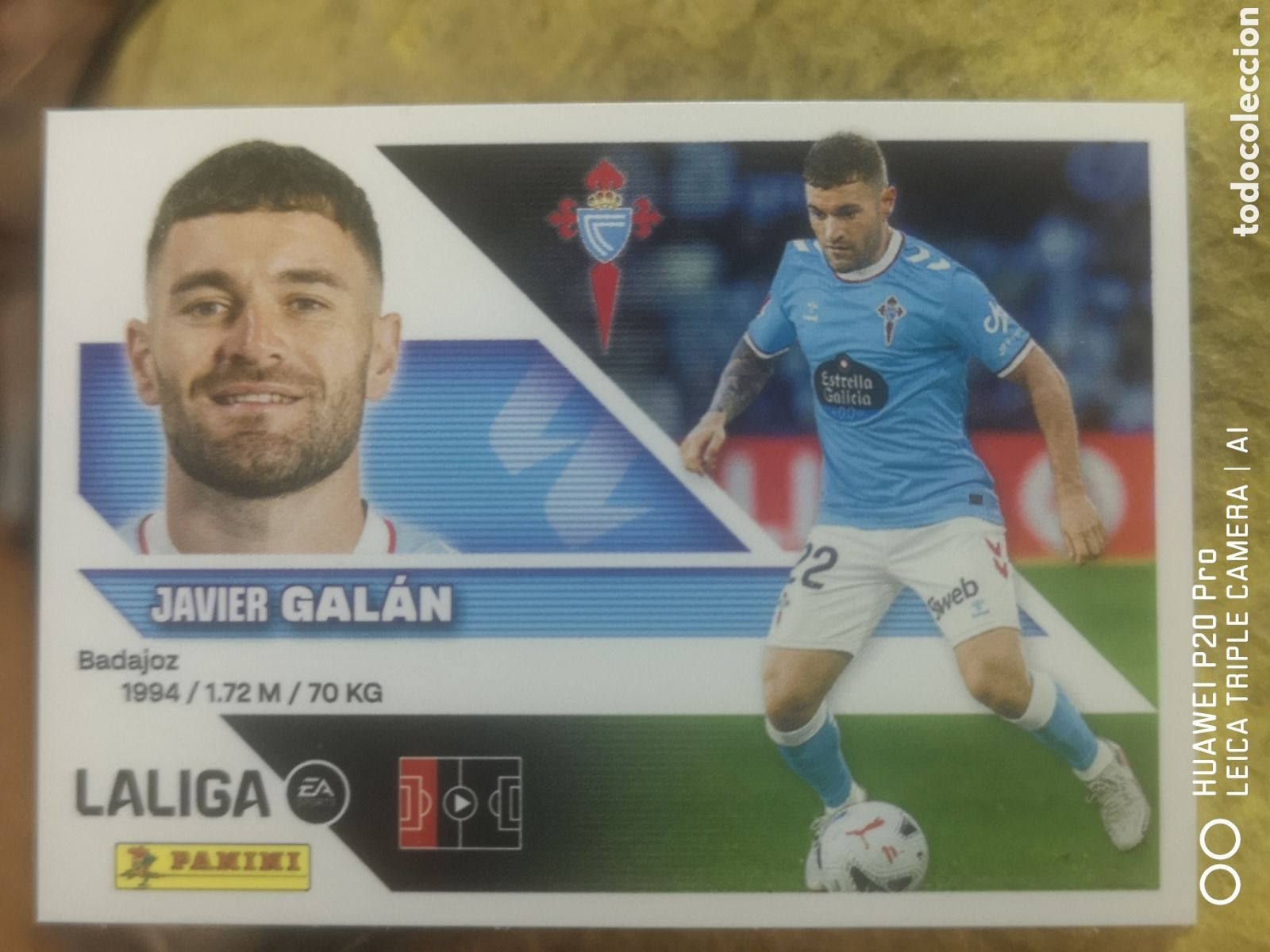 Cromos de f&uacute;tbol: LIGA ESTE 2026 2027 2026 27 ULTIMOS FICHAJES 37 GALAN REAL CLUB CELTA