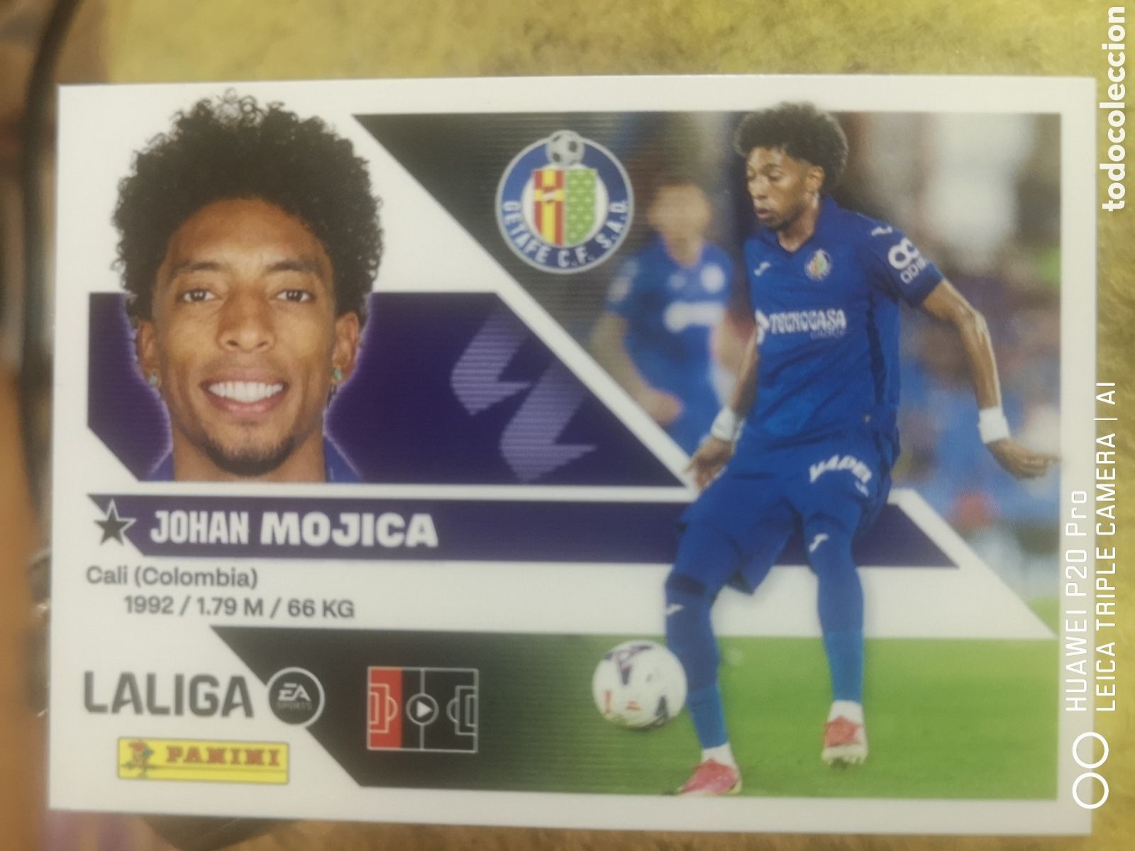 Cartes &agrave; collectionner de Football: LIGA ESTE 2026 2027 2026 27 ULTIMOS FICHAJES 23 MOJICA GETAFE