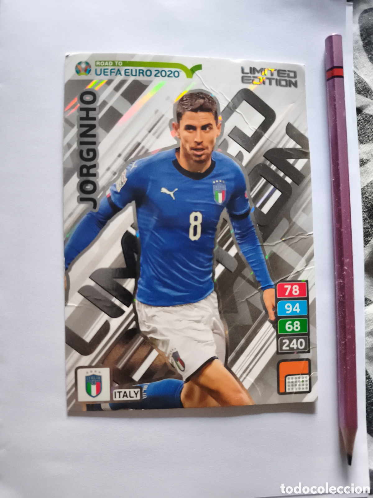 Football Stickers: JORGHINO XXL CROMO GIGANTE LIMITED EDITION UEFA EURO 2020