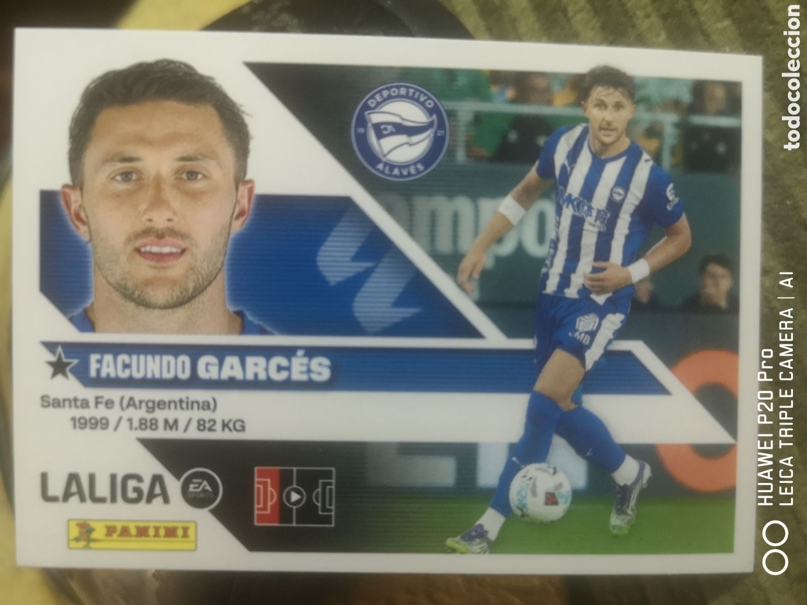 Cartes &agrave; collectionner de Football: LIGA ESTE 2026 2027 2026 27 COLOCA GARCES 8 BIS ALAVES