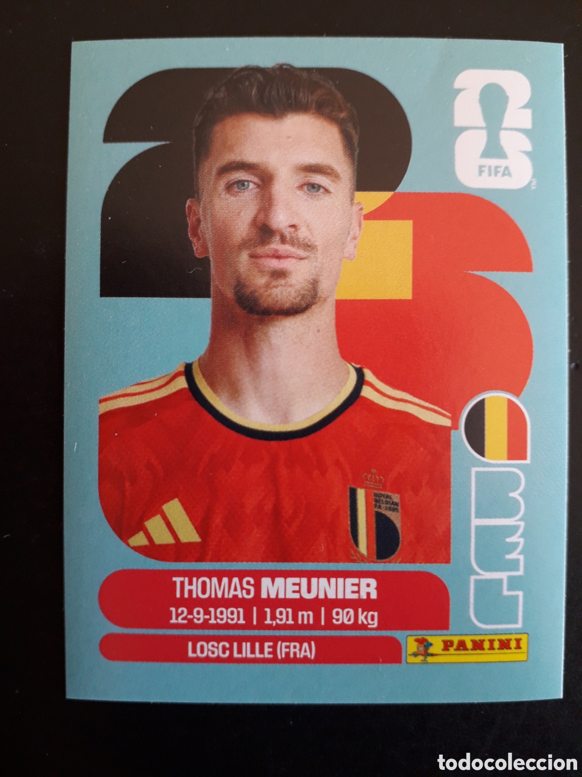 Cartes &agrave; collectionner de Football: MEUNIER B&Eacute;LGICA BEL 8 MUNDIAL F&Uacute;TBOL 2026 FIFA WORLD CUP PANINI SIN PEGAR PEDIDO M&Iacute;NIMO 3&euro;