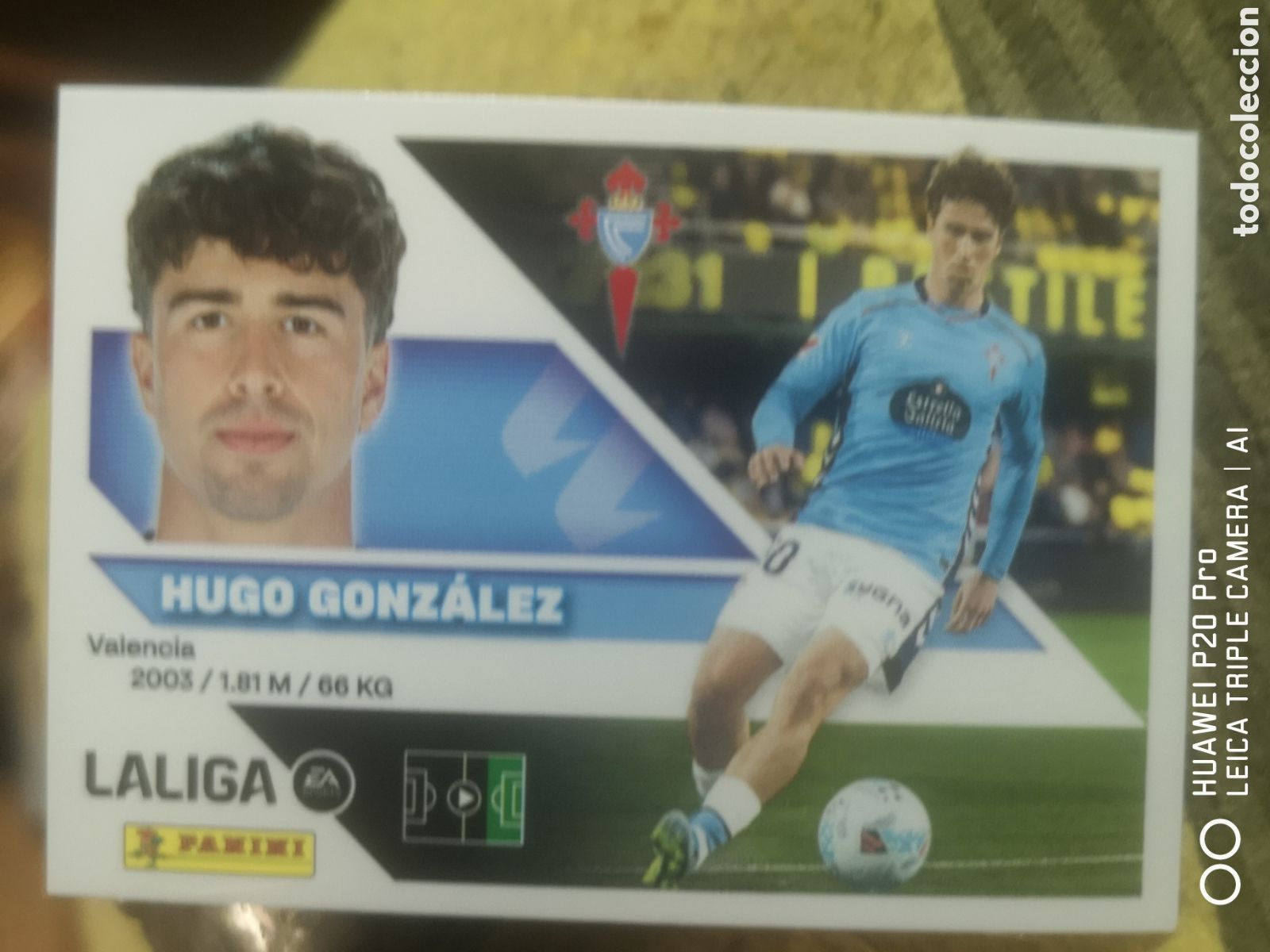 Cartes &agrave; collectionner de Football: LIGA ESTE 2026 2027 2026 27 COLOCA HUGO GONZALEZ 19 BIS REAL CLUB CELTA