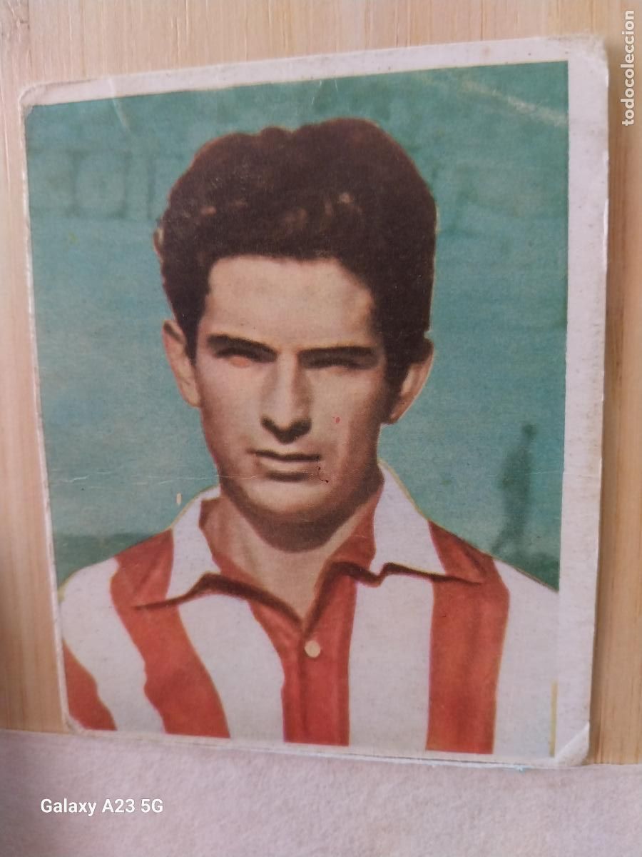 Cartes &agrave; collectionner de Football: RIVILLA ATLETICO AT MADRID CAMPEONES BRUGUERA LIGA 1968 68 69 CROMO 138 SIN PEGAR NUNCA ORIGINAL
