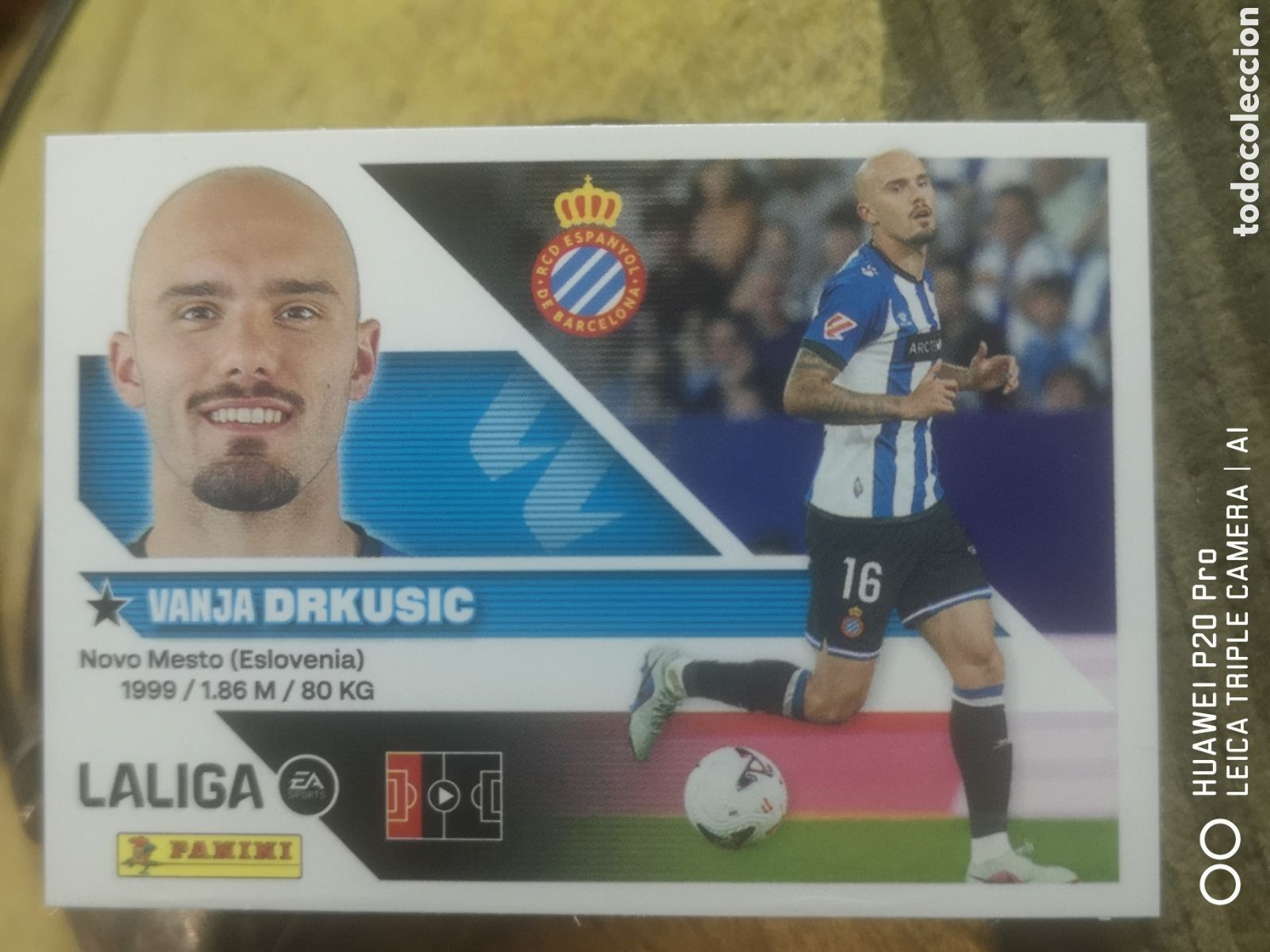 Cromos de f&uacute;tbol: LIGA ESTE 2026 2027 2026 27 COLOCA DRKUSIC 6 BIS ESPA&Ntilde;OL
