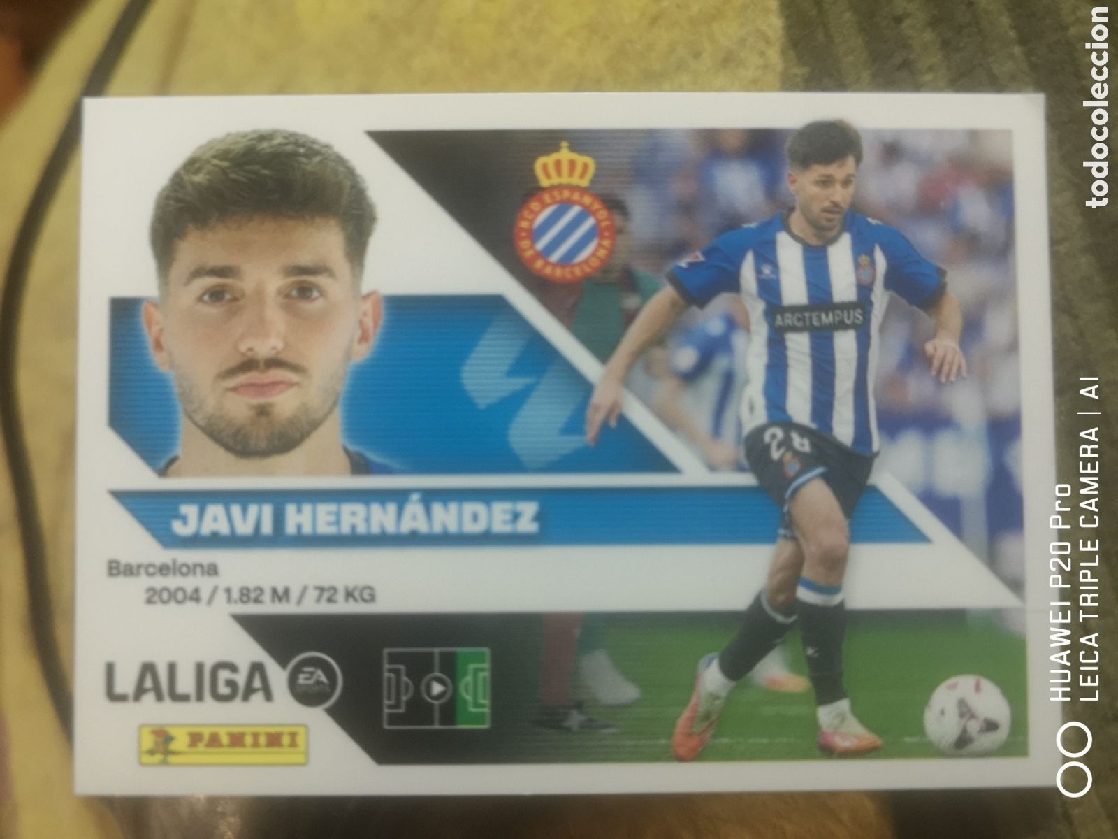 Cromos de f&uacute;tbol: LIGA ESTE 2026 2027 2026 27 COLOCA JAVI HERNANDEZ 15 BIS ESPA&Ntilde;OL