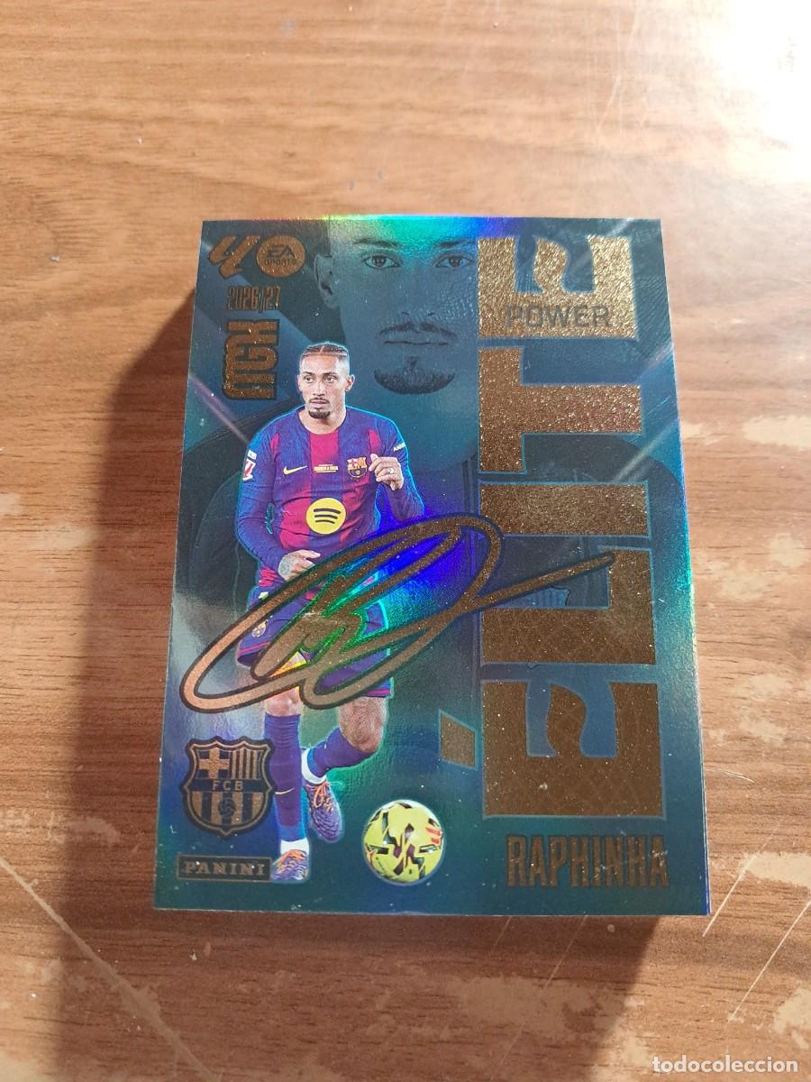 Cromos de f&uacute;tbol: CARD MEGACRACKS TEMPORADA 26/27: &Eacute;LITE POWER RAPHINHA, N&deg; 16P