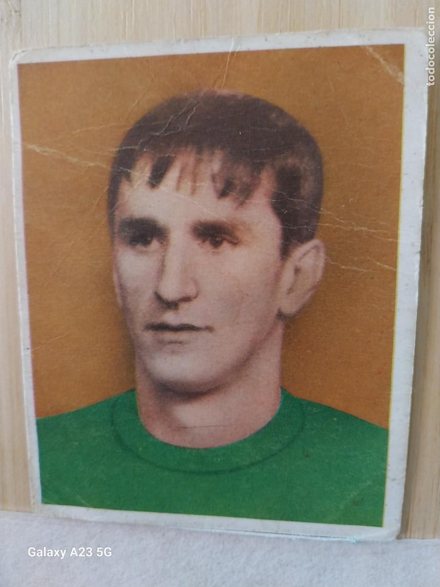Cromos de f&uacute;tbol: ZUBIARRAIN ATLETICO AT MADRID CAMPEONES BRUGUERA LIGA 1968 68 69 CROMO 145 SIN PEGAR NUNCA ORIGINAL
