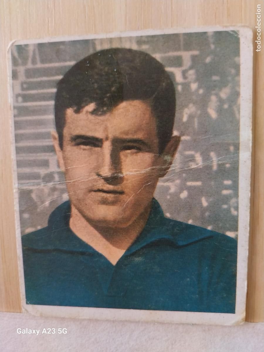Cromos de f&uacute;tbol: SAN ROMAN ATLETICO AT MADRID CAMPEONES BRUGUERA LIGA 1968 68 69 CROMO 137 SIN PEGAR NUNCA ORIGINAL