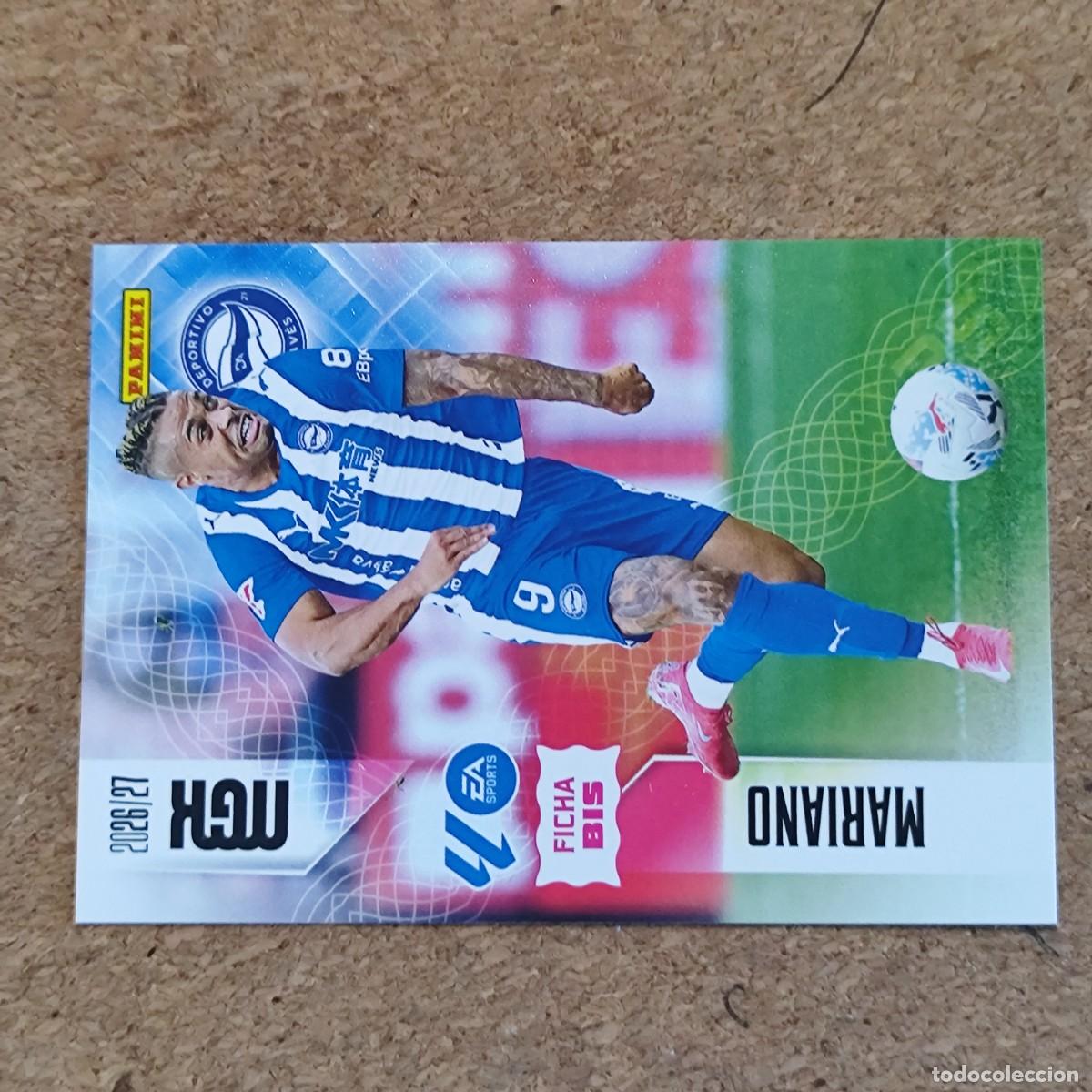 Cromos de f&uacute;tbol: MEGACRACKS 2&ordf; EDICION 26/27 CARD FICHA BIS MARIANO ALAVES # 34BIS PANINI