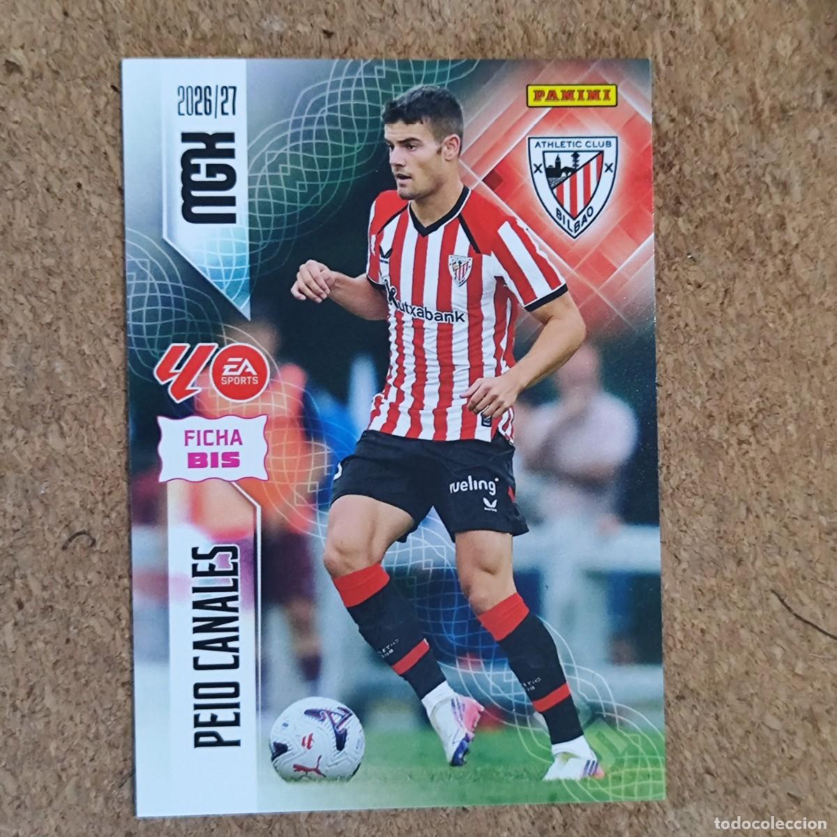Cromos de f&uacute;tbol: MEGACRACKS 2&ordf; EDICION 26/27 CARD FICHA BIS PEIO CANALES ATHLETIC CLUB # 47BIS PANINI