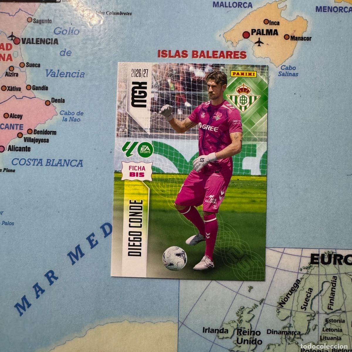 Cromos de f&uacute;tbol: Diego Conde N&uacute;mero 93 Bis del Betis megacracks 26-27 2026-2027