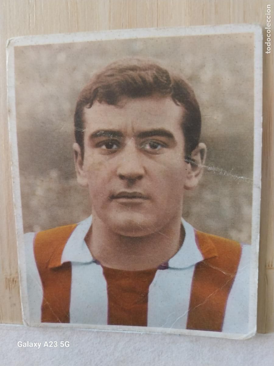 Cromos de f&uacute;tbol: IGLESIAS ATLETICO AT MADRID CAMPEONES BRUGUERA LIGA 1968 68 69 CROMO 140 SIN PEGAR NUNCA ORIGINAL