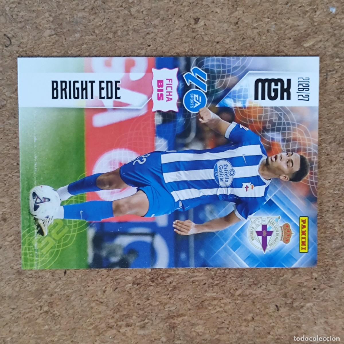 Cromos de f&uacute;tbol: MEGACRACKS 2&ordf; EDICION 26/27 CARD FICHA BIS BRIGHT EDE DEPORTIVO # 133BIS PANINI