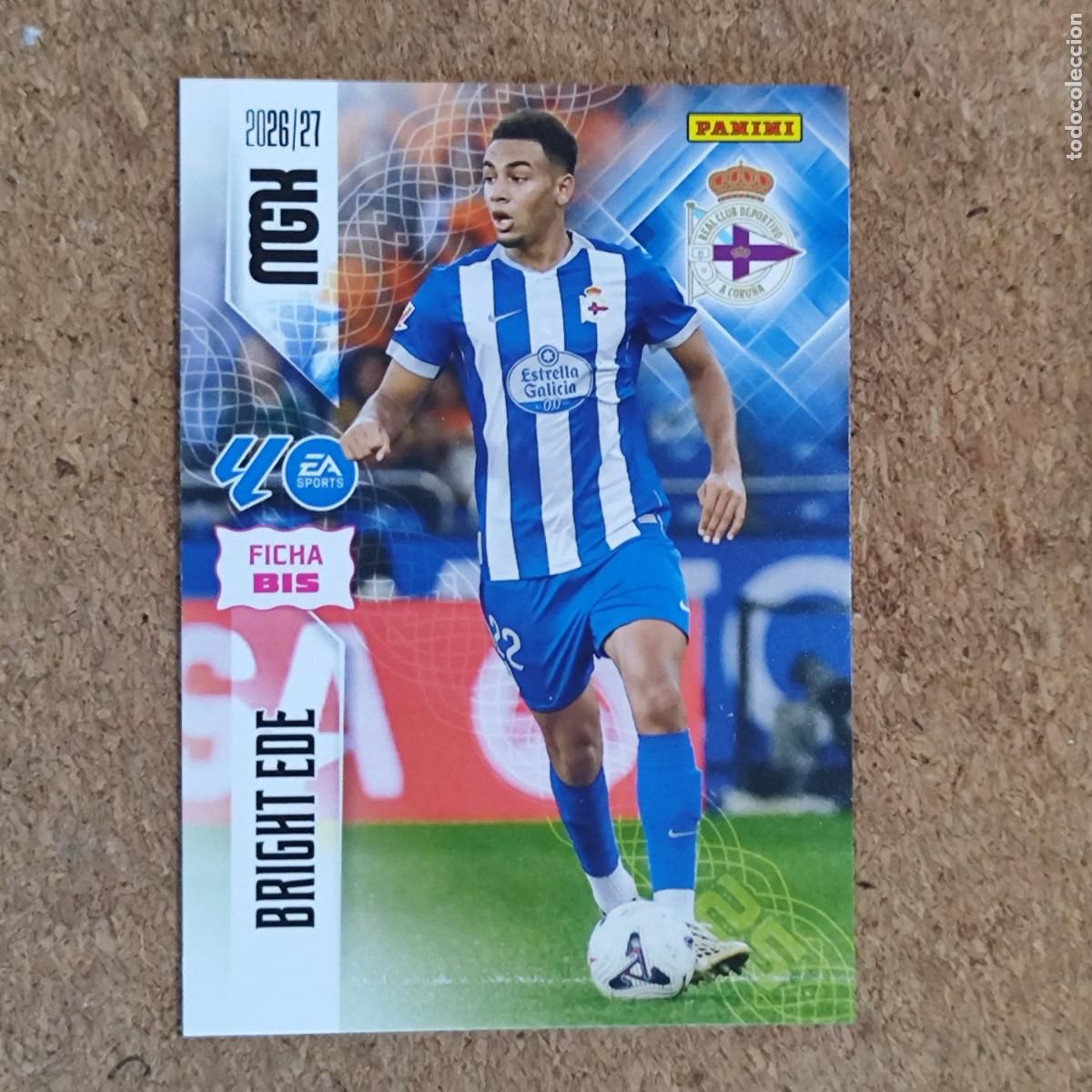 Cromos de Futebol: MEGACRACKS 2&ordf; EDICION 26/27 CARD FICHA BIS BRIGHT EDE DEPORTIVO # 133BIS PANINI