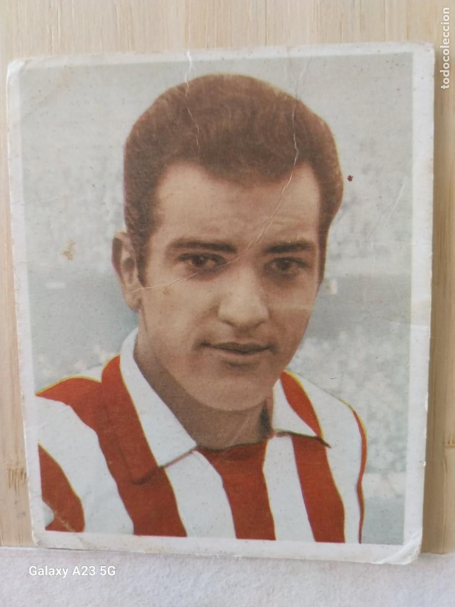 Cromos de f&uacute;tbol: COLO ATLETICO AT MADRID CAMPEONES BRUGUERA LIGA 1968 68 69 CROMO 146 SIN PEGAR NUNCA ORIGINAL