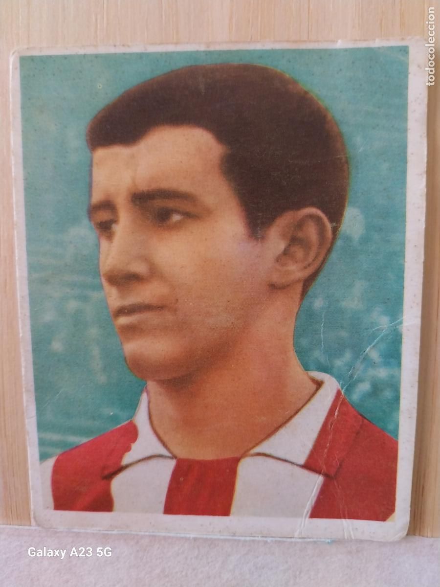 Cromos de f&uacute;tbol: IRURETA ATLETICO AT MADRID CAMPEONES BRUGUERA LIGA 1968 68 69 CROMO 148 SIN PEGAR NUNCA ORIGINAL