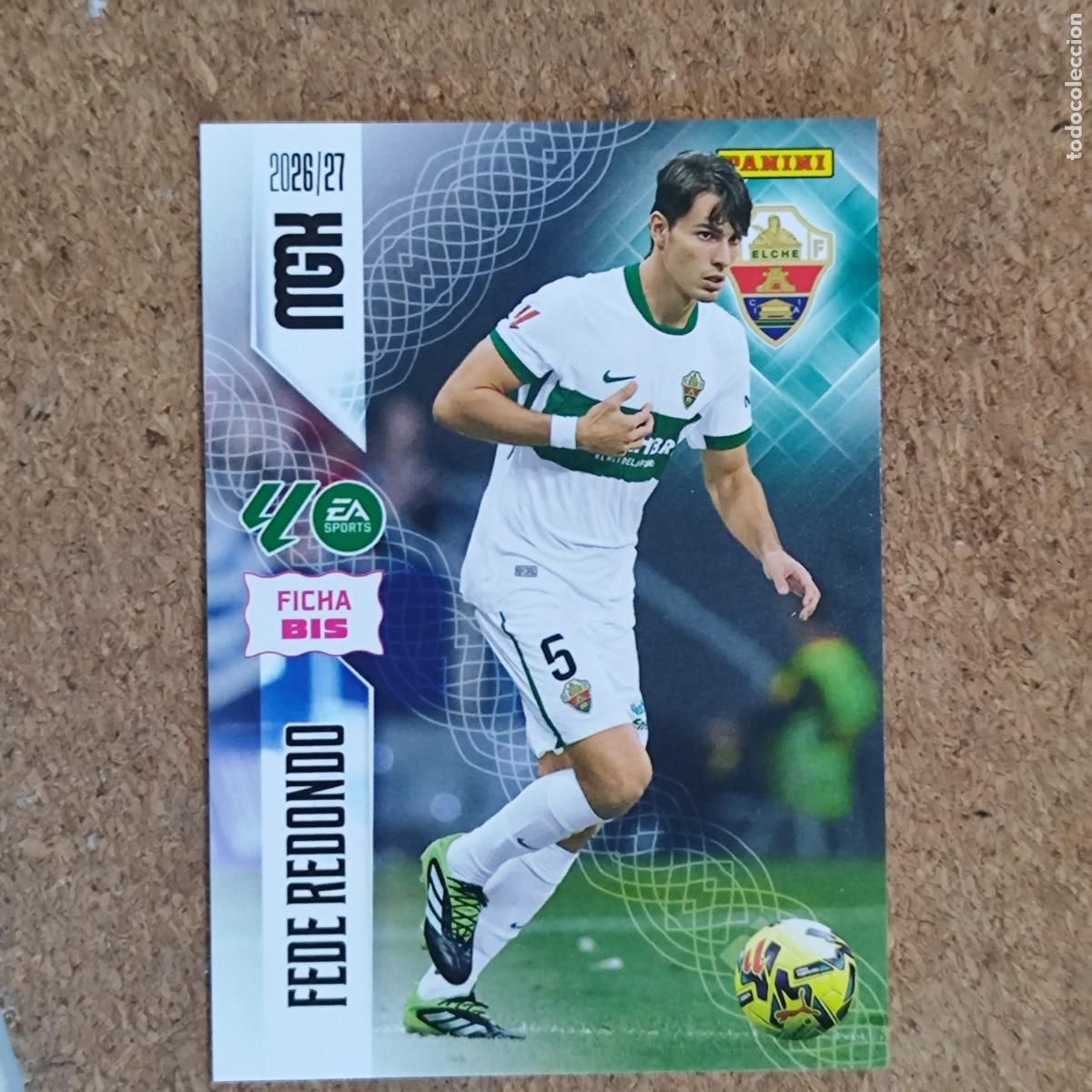 Cartes &agrave; collectionner de Football: MEGACRACKS 2&ordf; EDICION 26/27 CARD FICHA BIS FEDE REDONDO ELCHE # 152BIS PANINI
