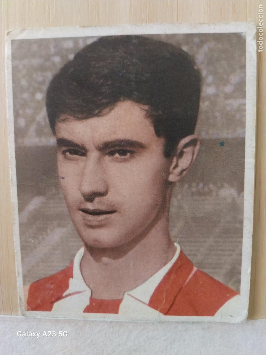 Cromos de f&uacute;tbol: GARATE ATLETICO AT MADRID CAMPEONES BRUGUERA LIGA 1968 68 69 CROMO 144 SIN PEGAR NUNCA ORIGINAL
