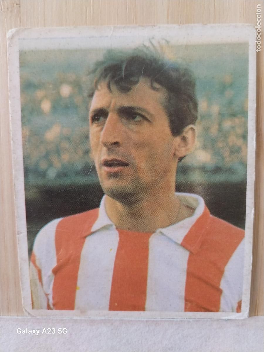 Cromos de f&uacute;tbol: UFARTE ATLETICO AT MADRID CAMPEONES BRUGUERA LIGA 1968 68 69 CROMO 150 SIN PEGAR NUNCA ORIGINAL