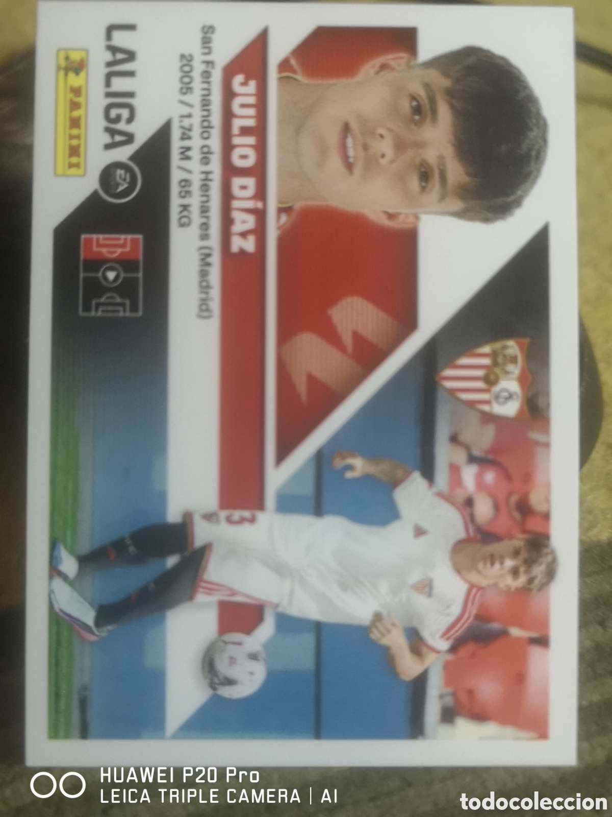 Cromos de f&uacute;tbol: LIGA ESTE 2026 2027 2026 27 COLOCA JULIO DIAZ 8 BIS SEVILLA