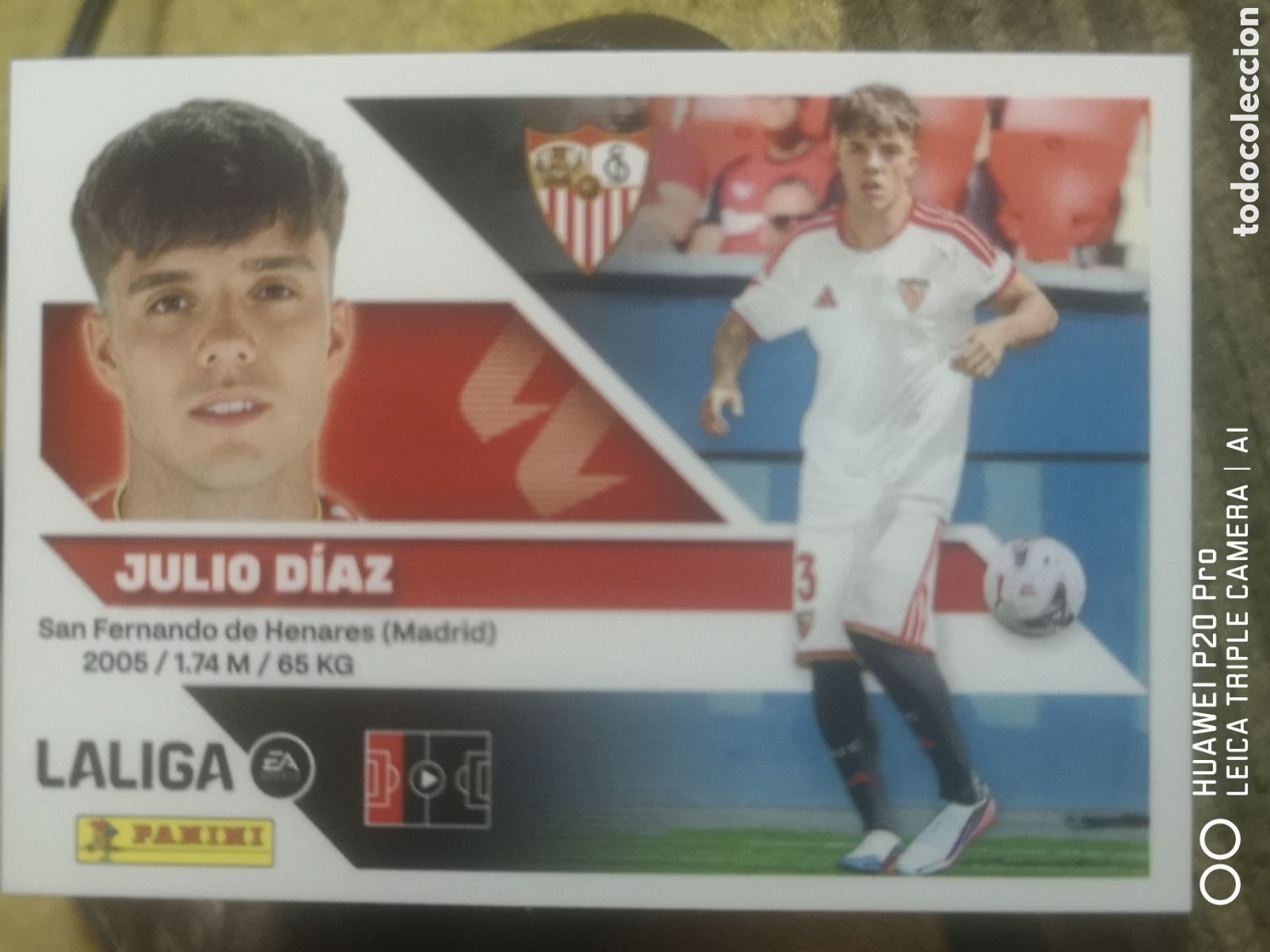 Football Stickers: LIGA ESTE 2026 2027 2026 27 COLOCA JULIO DIAZ 8 BIS SEVILLA