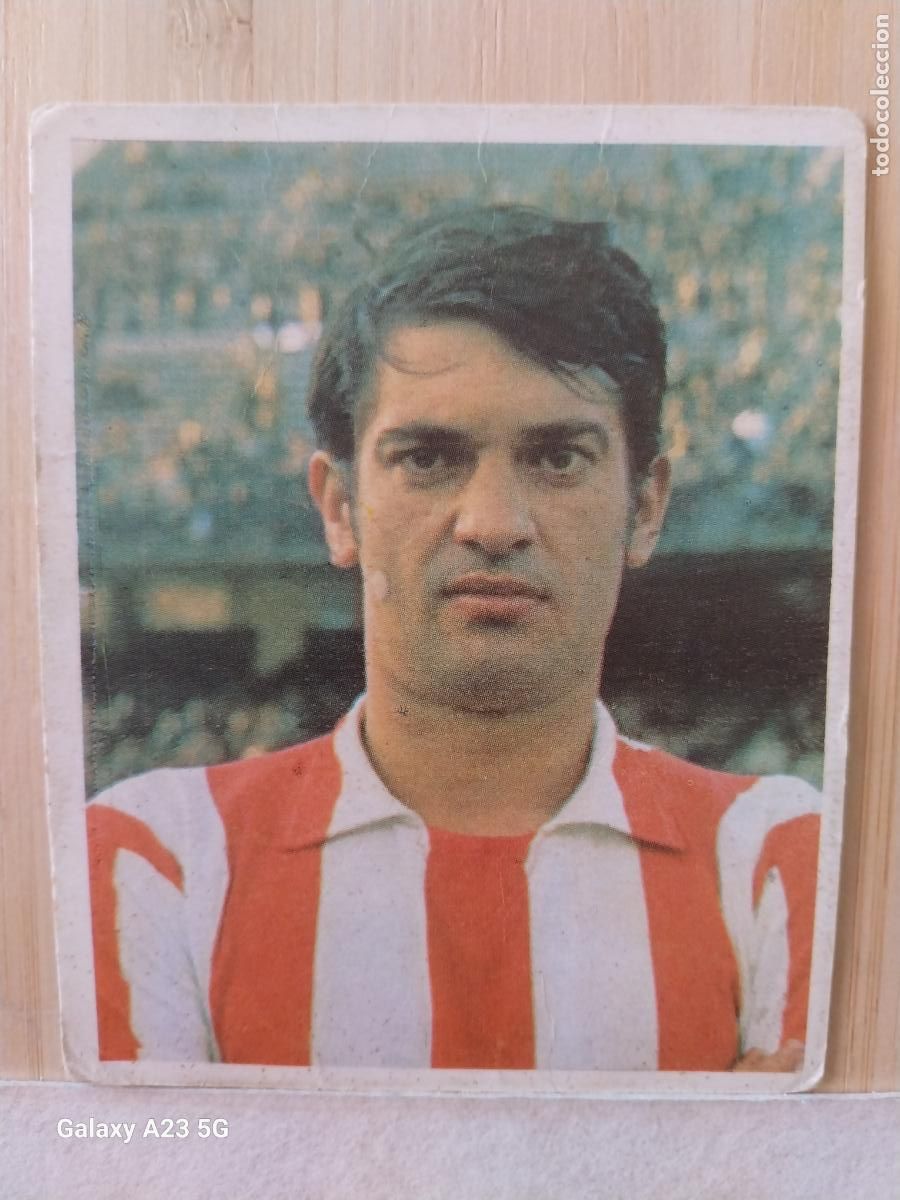 Cromos de f&uacute;tbol: MARTINEZ JAYO ATLETICO AT MADRID CAMPEONES BRUGUERA LIGA 1968 68 69 CROMO 141 SIN PEGAR NUNCA