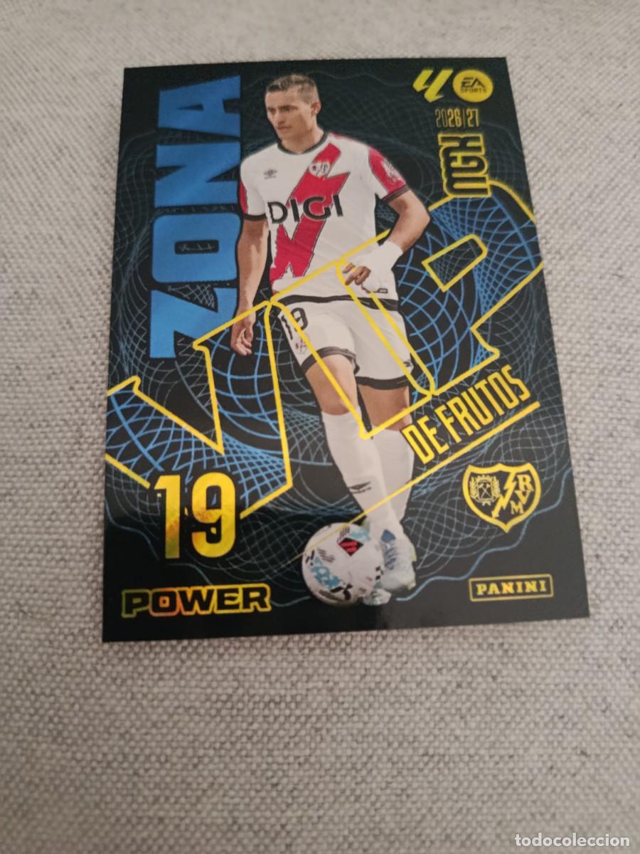 Cromos de f&uacute;tbol: Megacracks 26/27. 392P- De Frutos. Rayo Vallecano. Zona VIP power.