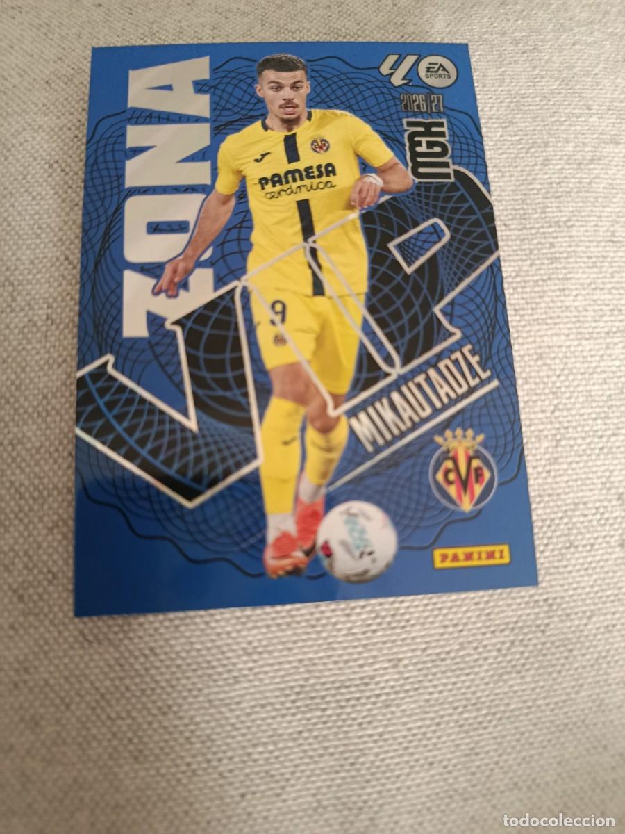 Cromos de f&uacute;tbol: Megacracks 26/27. 402- Mikautadze. Villarreal. Zona VIP.