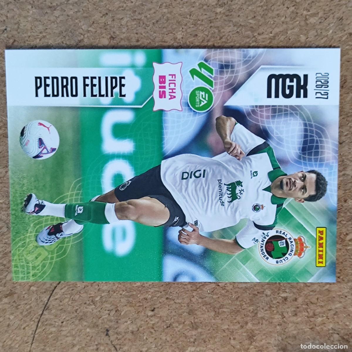 Cromos de f&uacute;tbol: MEGACRACKS 2&ordf; EDICION 26/27 CARD FICHA BIS PEDRO FELIPE RACING # 277BIS PANINI