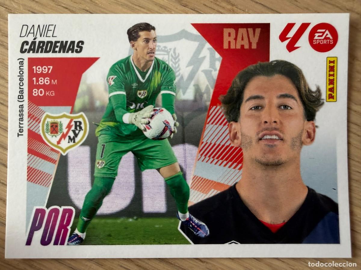 Cromos de f&uacute;tbol: 4 CARDENAS RAYO VALLECANO 25 26 2025 2026 LIGA EA SPORTS COLECCIONES ESTE SIN PEGAR STICKER