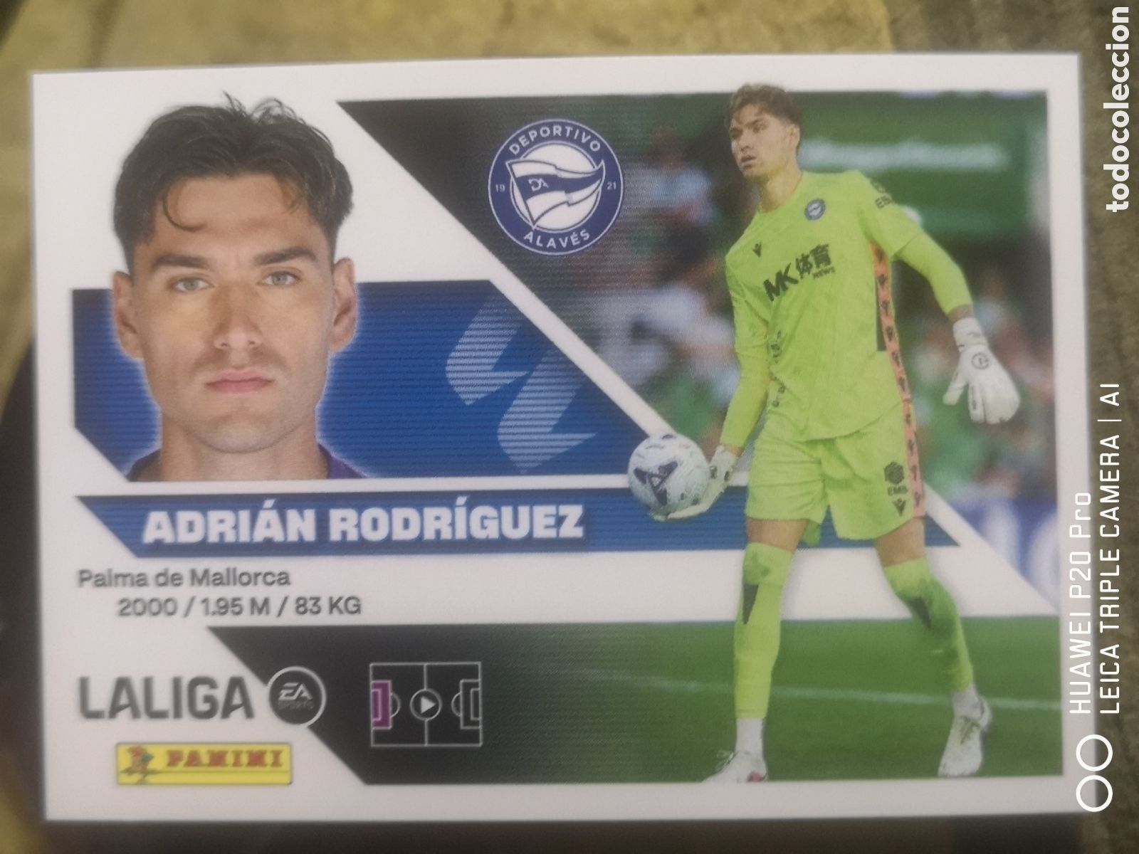 Cromos de f&uacute;tbol: LIGA ESTE 2026 2027 2026 27 ADRIAN RODRIGUEZ 4 ALAVES