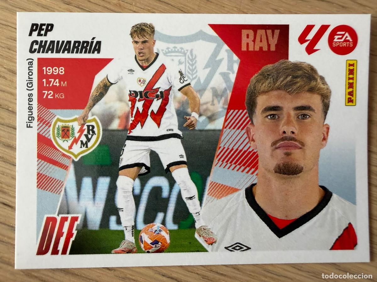 Cromos de f&uacute;tbol: 10 PEP CHAVARRIA RAYO VALLECANO 25 26 2025 2026 LIGA EA SPORTS COLECCIONES ESTE SIN PEGAR STICKER
