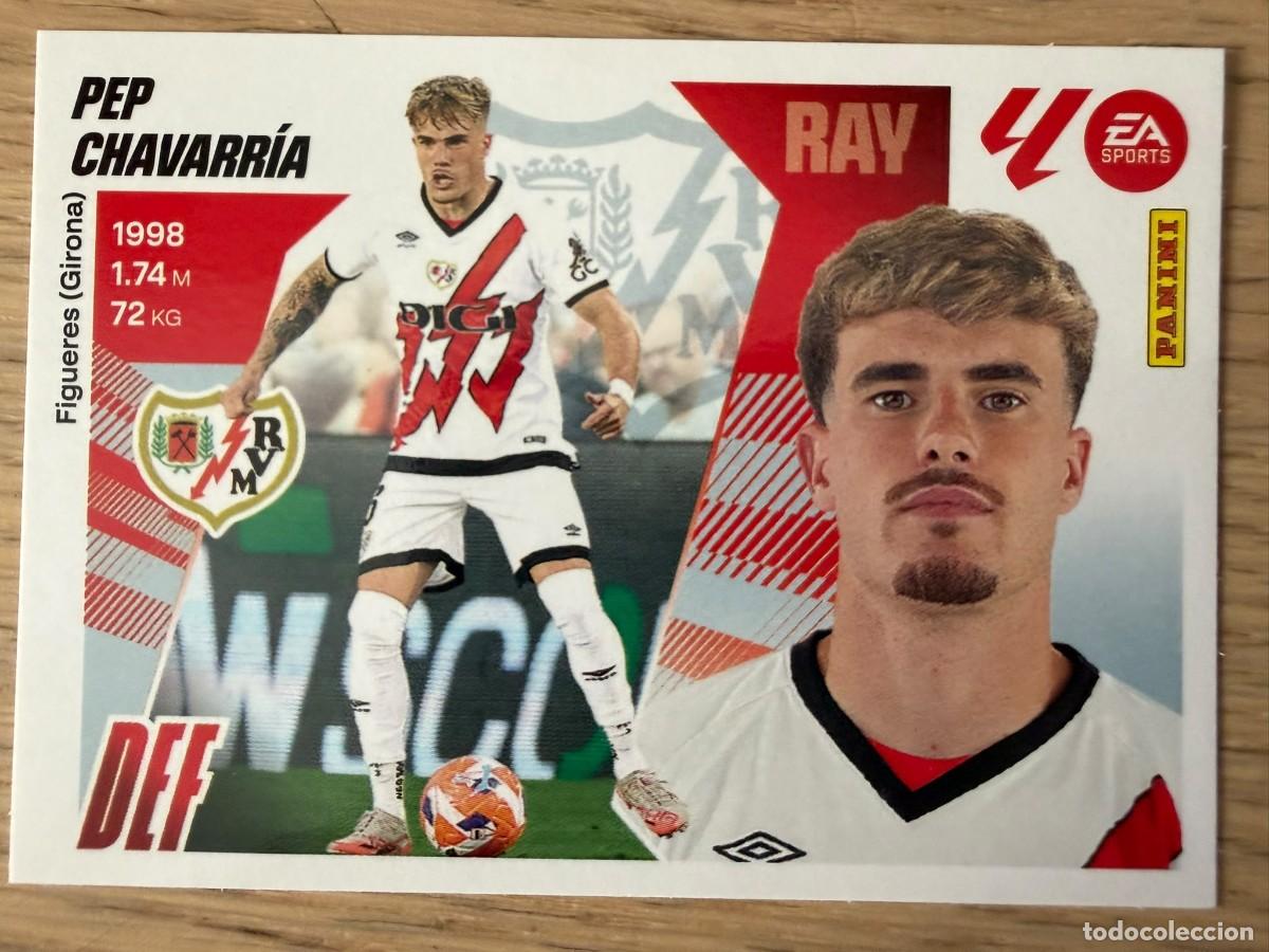 Cromos de f&uacute;tbol: 10 PEP CHAVARRIA RAYO VALLECANO 25 26 2025 2026 LIGA EA SPORTS COLECCIONES ESTE SIN PEGAR STICKER