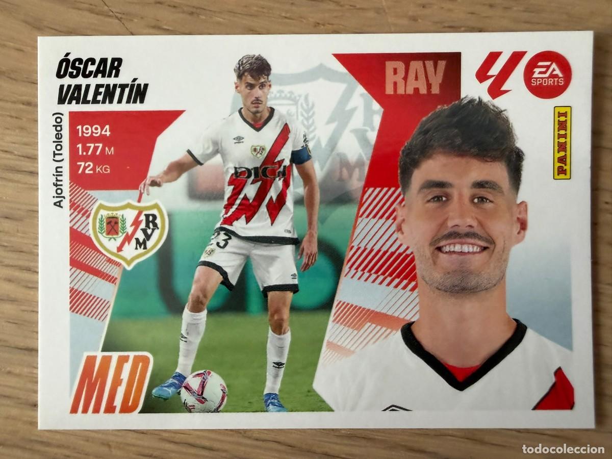 Cromos de f&uacute;tbol: 12 OSCAR VALENTIN RAYO VALLECANO 25 26 2025 2026 LIGA EA SPORTS COLECCIONES ESTE SIN PEGAR STICKER