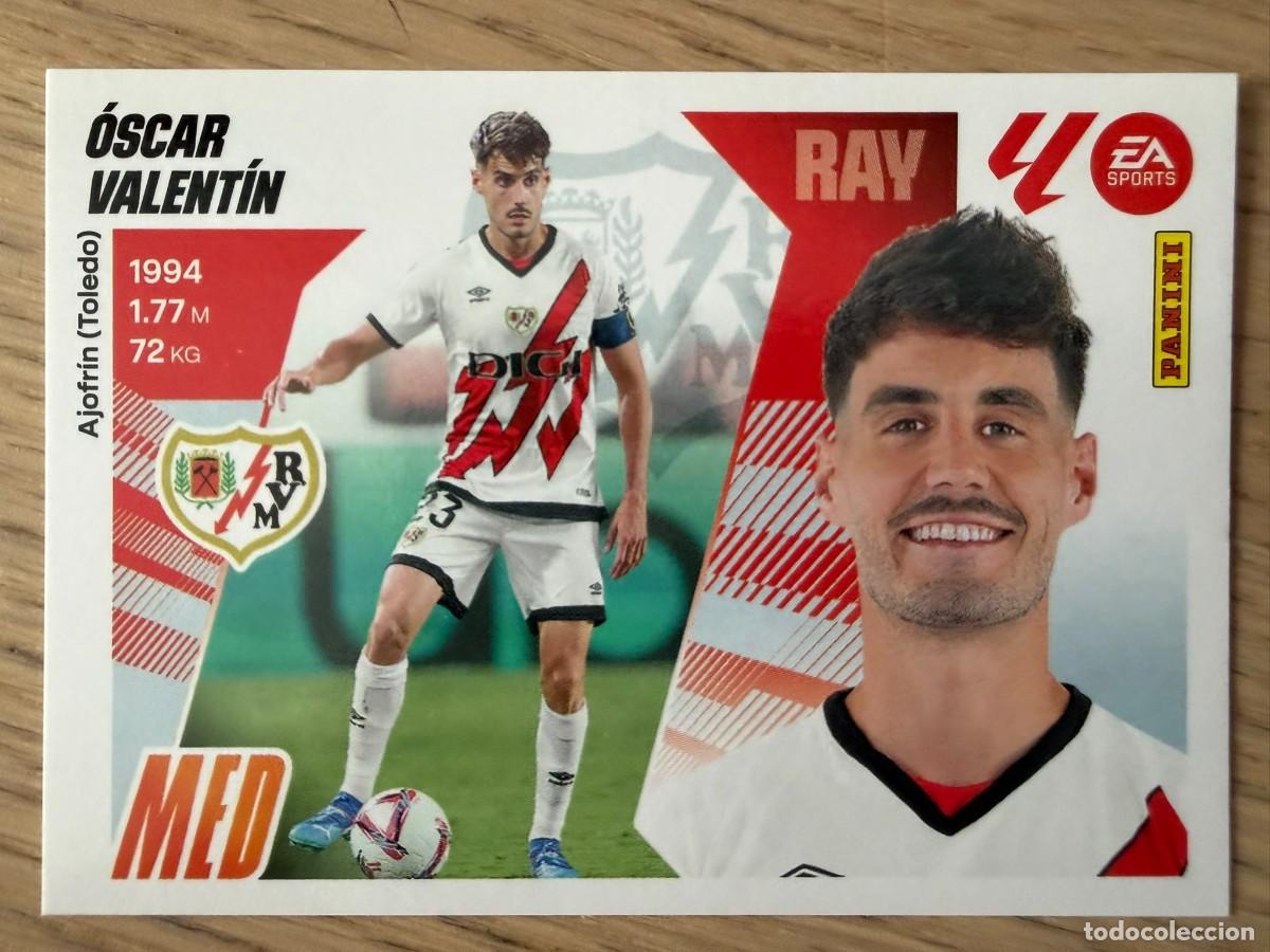 Cromos de f&uacute;tbol: 12 OSCAR VALENTIN RAYO VALLECANO 25 26 2025 2026 LIGA EA SPORTS COLECCIONES ESTE SIN PEGAR STICKER