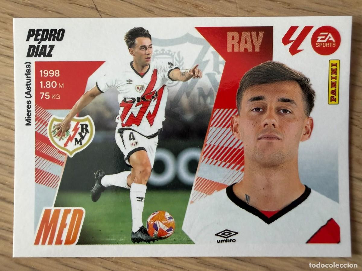 Cromos de f&uacute;tbol: 13 PEDRO DIAZ RAYO VALLECANO 25 26 2025 2026 LIGA EA SPORTS COLECCIONES ESTE SIN PEGAR STICKER