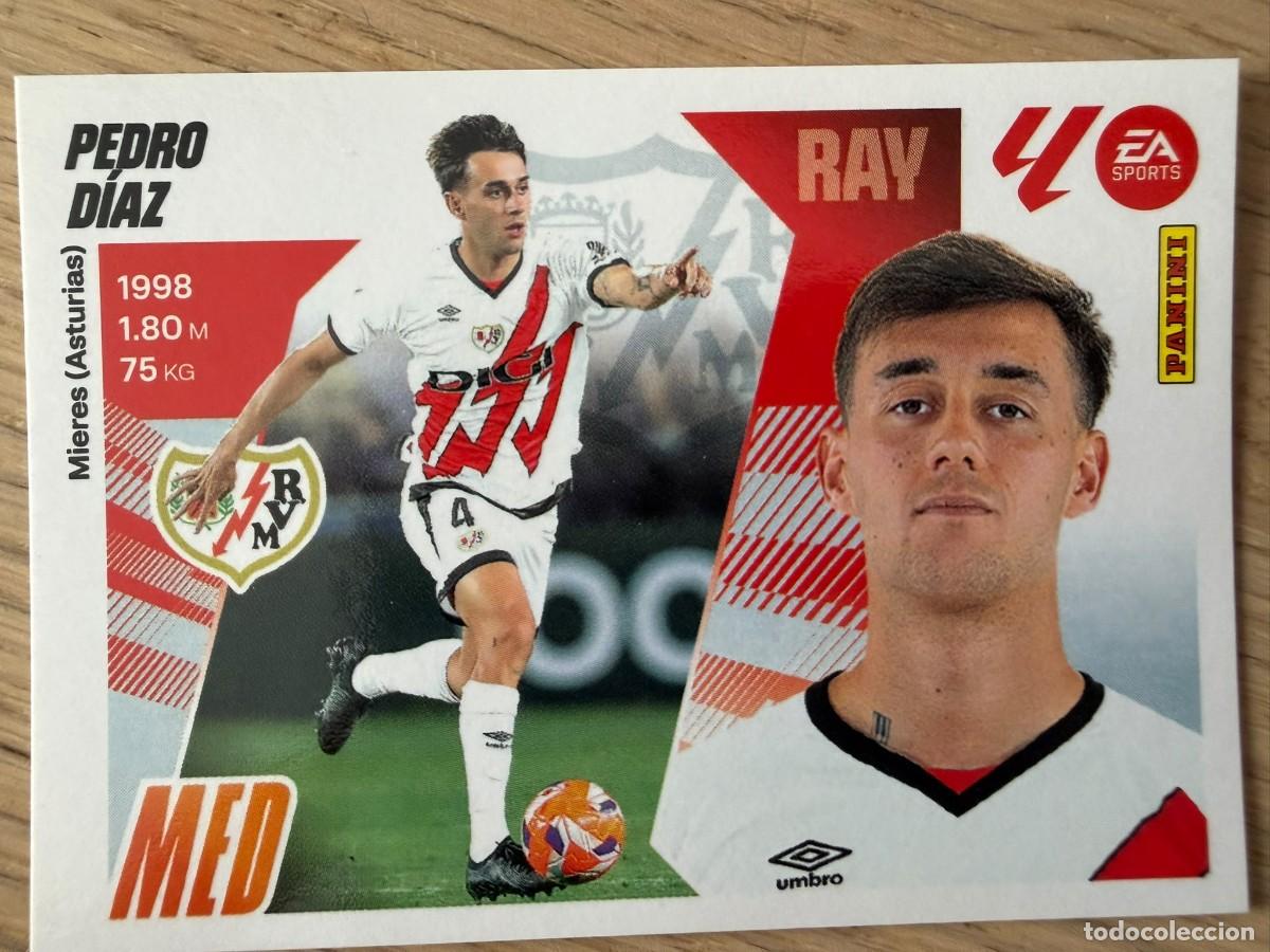 Cromos de f&uacute;tbol: 13 PEDRO DIAZ RAYO VALLECANO 25 26 2025 2026 LIGA EA SPORTS COLECCIONES ESTE SIN PEGAR STICKER