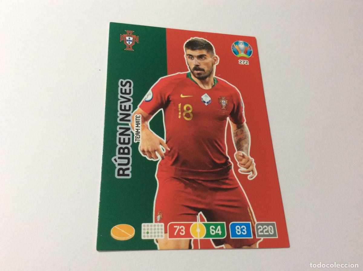 Figurine di Calcio: 272 R&uacute;ben Neves Portugal UEFA Euro 2020 Preview Adrenalyn XL Panini