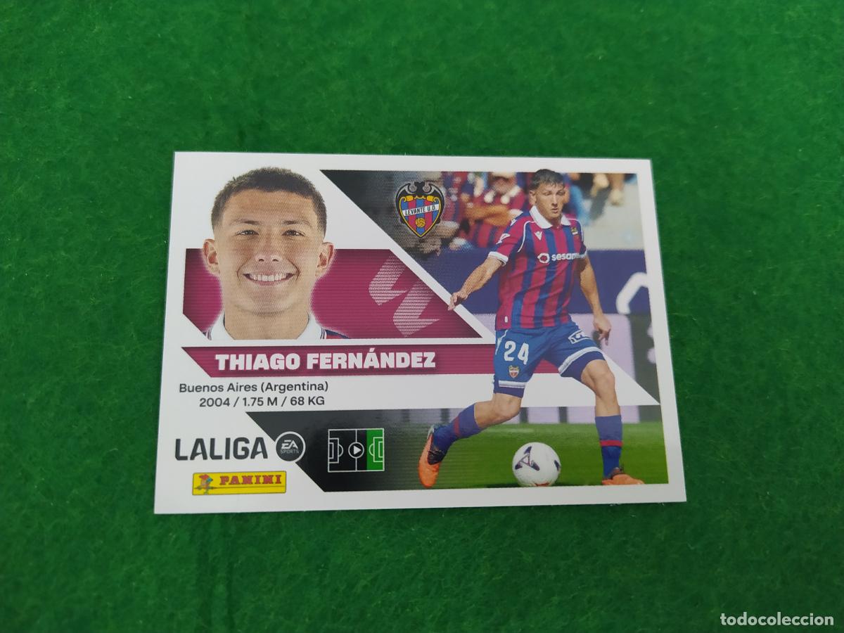 Fu&szlig;ball-Sticker: LIGA ESTE 2026 2027 26 27 NUEVO - 3 EDICION - COLOCA N&ordm; 16 BIS THIAGO FERNANDEZ LEVANTE