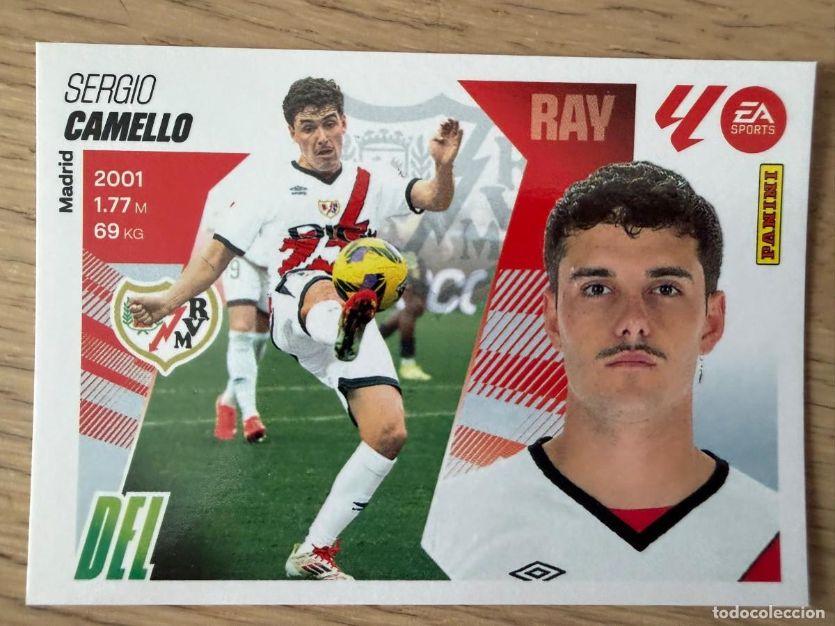 Fu&szlig;ball-Sticker: 17 CAMELLO RAYO VALLECANO 25 26 2025 2026 LIGA EA SPORTS COLECCIONES ESTE SIN PEGAR STICKER