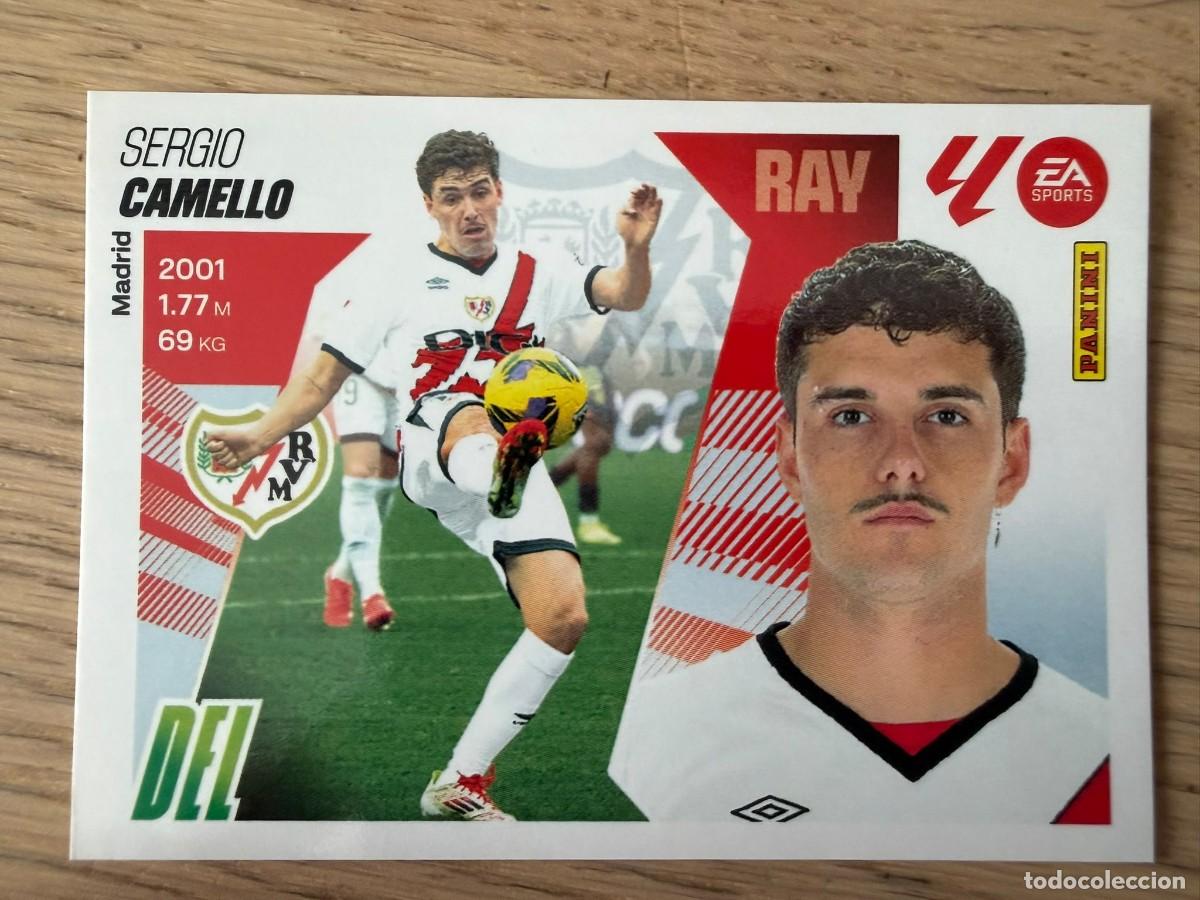 Fu&szlig;ball-Sticker: 17 CAMELLO RAYO VALLECANO 25 26 2025 2026 LIGA EA SPORTS COLECCIONES ESTE SIN PEGAR STICKER